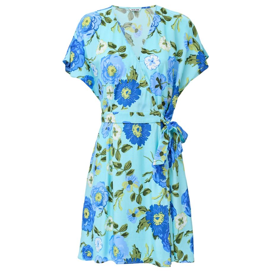 Salsa Salsa Jeans Zomerjurk blauw / aqua / groen / wit -