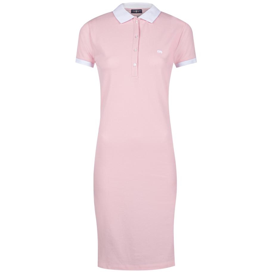 Jimmy Sanders Jimmy Sanders Jurk pink / wit -