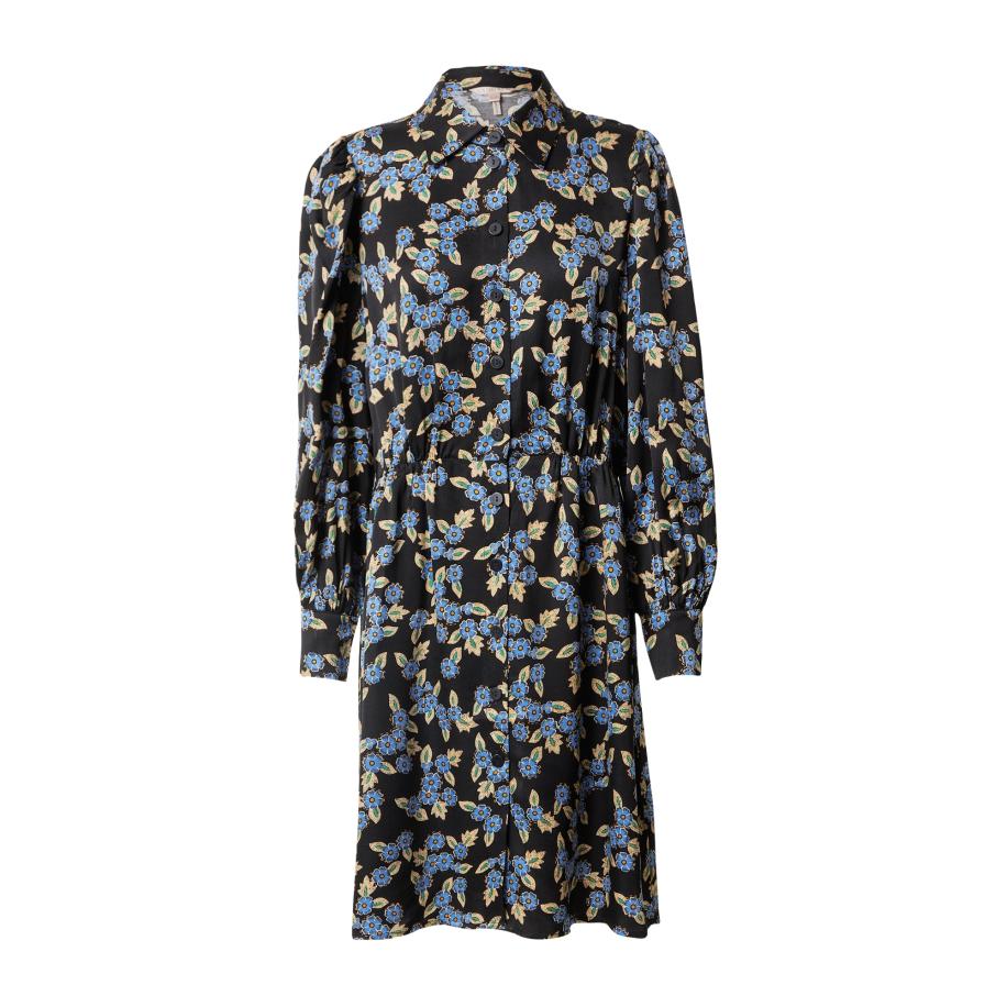 Esqualo Esqualo Blousejurk beige / blauw / groen / zwart -