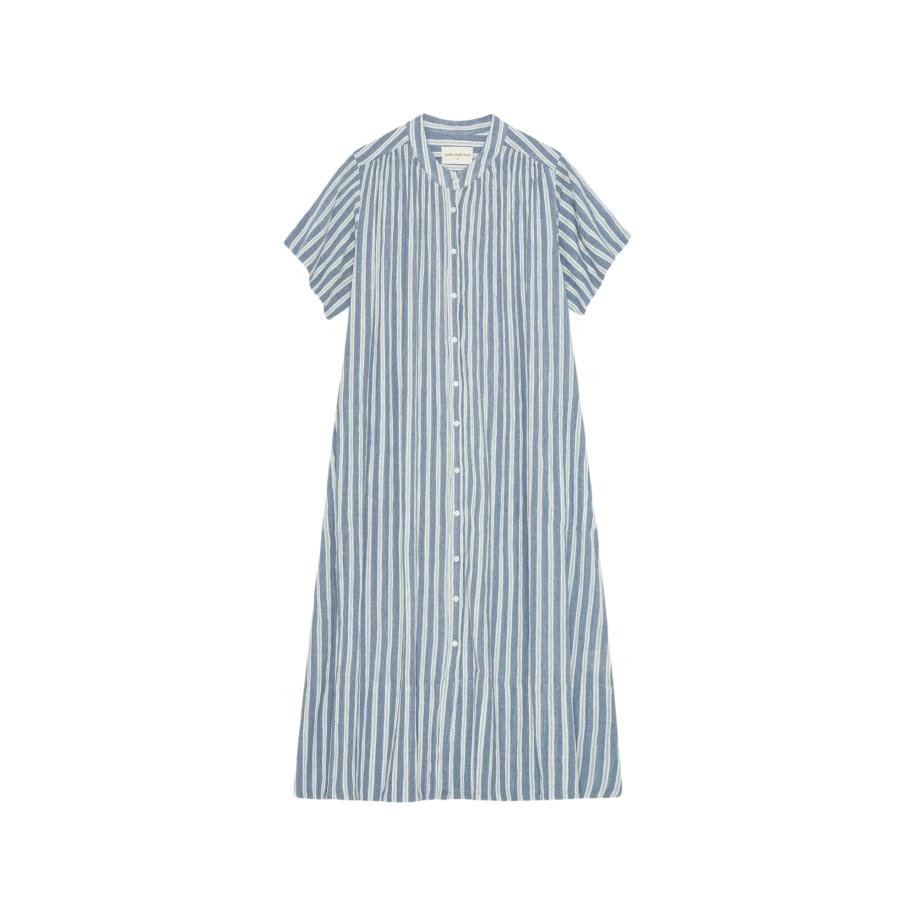 moshi moshi mind moshi moshi mind Blousejurk June beige / lichtblauw -