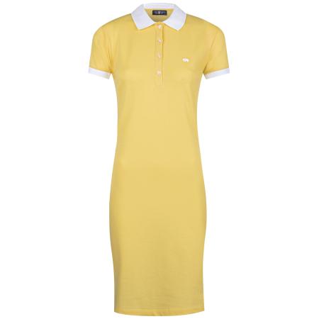 Jimmy Sanders Jimmy Sanders Jurk geel / natuurwit