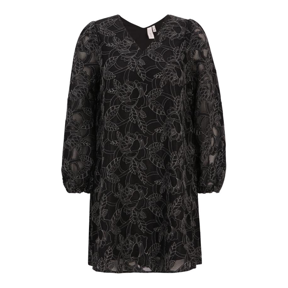 YAS Petite Jurk YASSIGGA zwart / wit Zwart