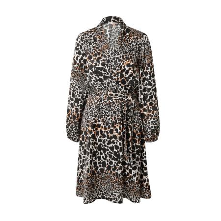 Esqualo Jurk bruin / zwart / wit