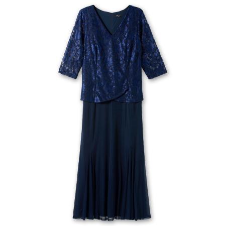 Sheego SHEEGO Avondjurk nachtblauw