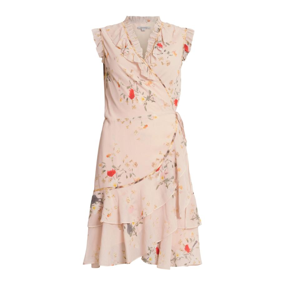 AllSaints AllSaints Jurk ARI KORA groen / oranje / rosa / rood -