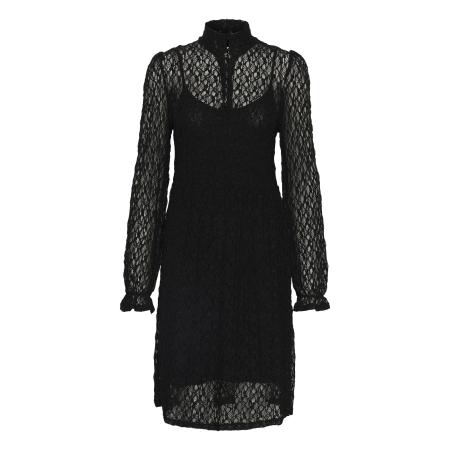 Cream Cream Jurk Tamara zwart