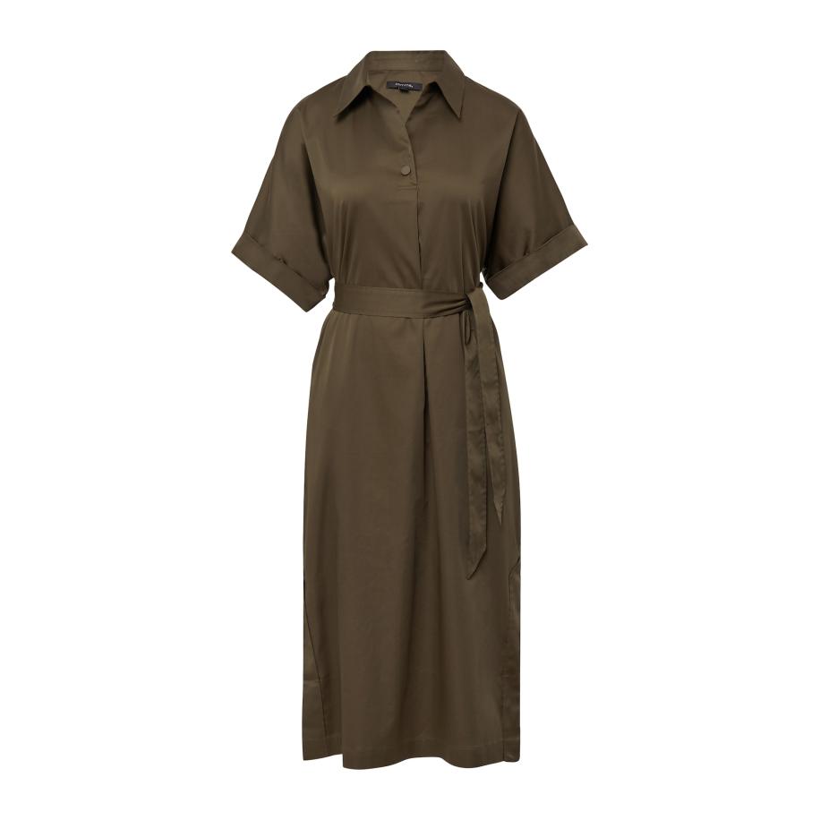 Comma COMMA Jurk chocoladebruin -