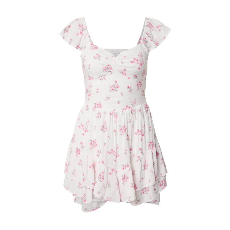 Hollister HOLLISTER Jurk donkergroen / pink / wit -