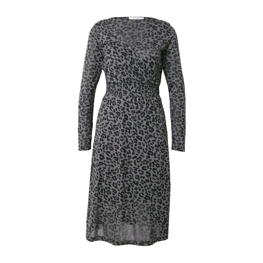 ABOUT YOU ABOUT YOU Jurk Farina grijs / zwart -