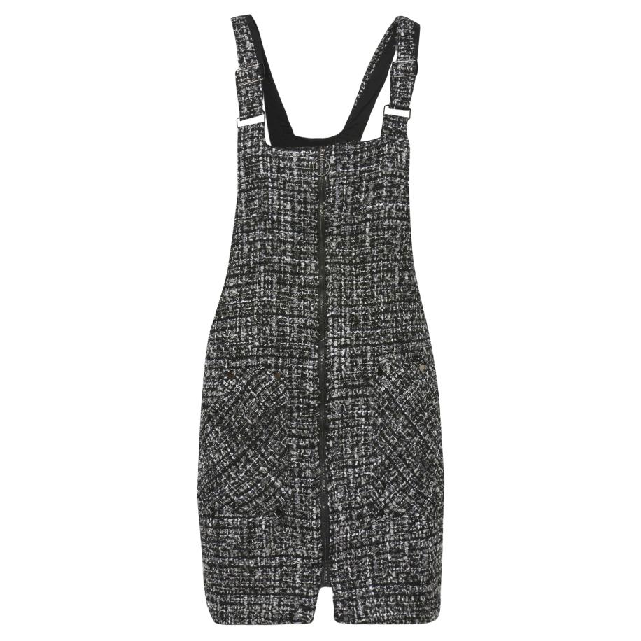 KOROSHI KOROSHI Jurk zwart / wit -