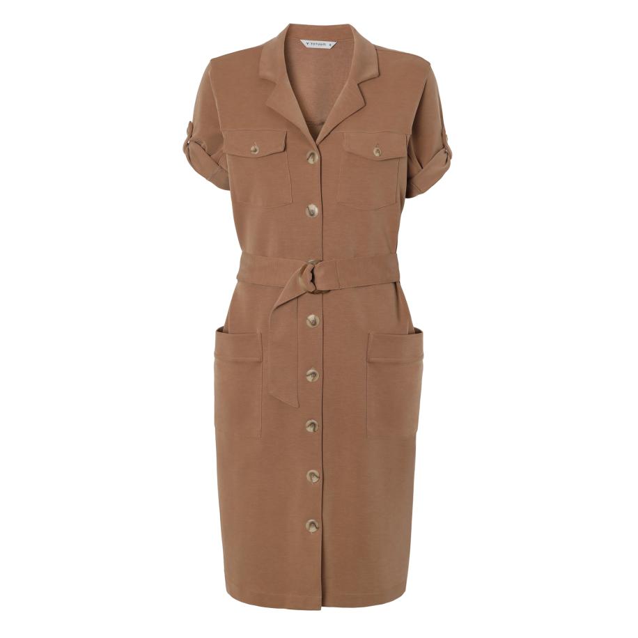 TATUUM TATUUM Blousejurk Zoe lichtbruin -