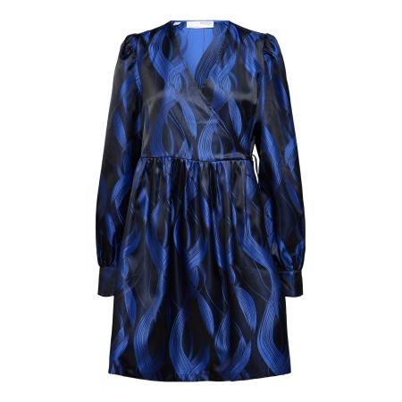 Selected SELECTED Jurk Joella donkerblauw / zwart