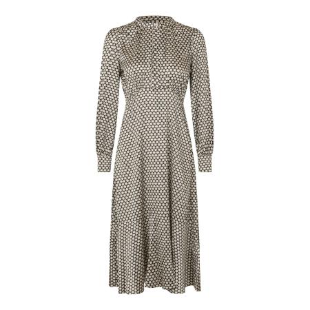 Dea Kudibal Dea Kudibal Blousejurk Rudy greige / zwart