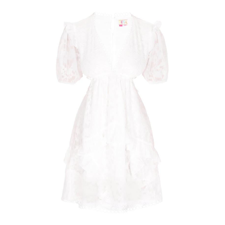 IZIA IZIA Zomerjurk wit -