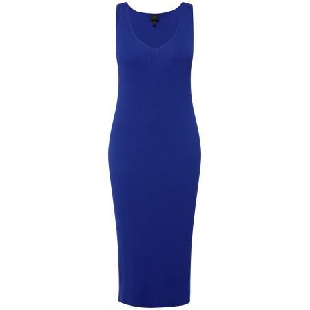 Ulla Popken Ulla Popken Gebreide jurk kobaltblauw