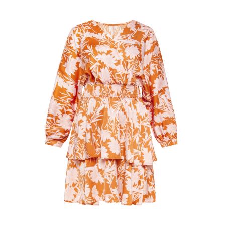 FELIPA FELIPA Jurk Festival oranje / rosa