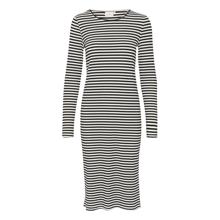 Kaffe Kaffe Jurk zwart / wit -