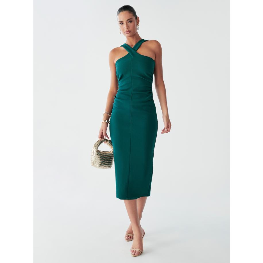BWLDR BWLDR Jurk VERITA smaragd -