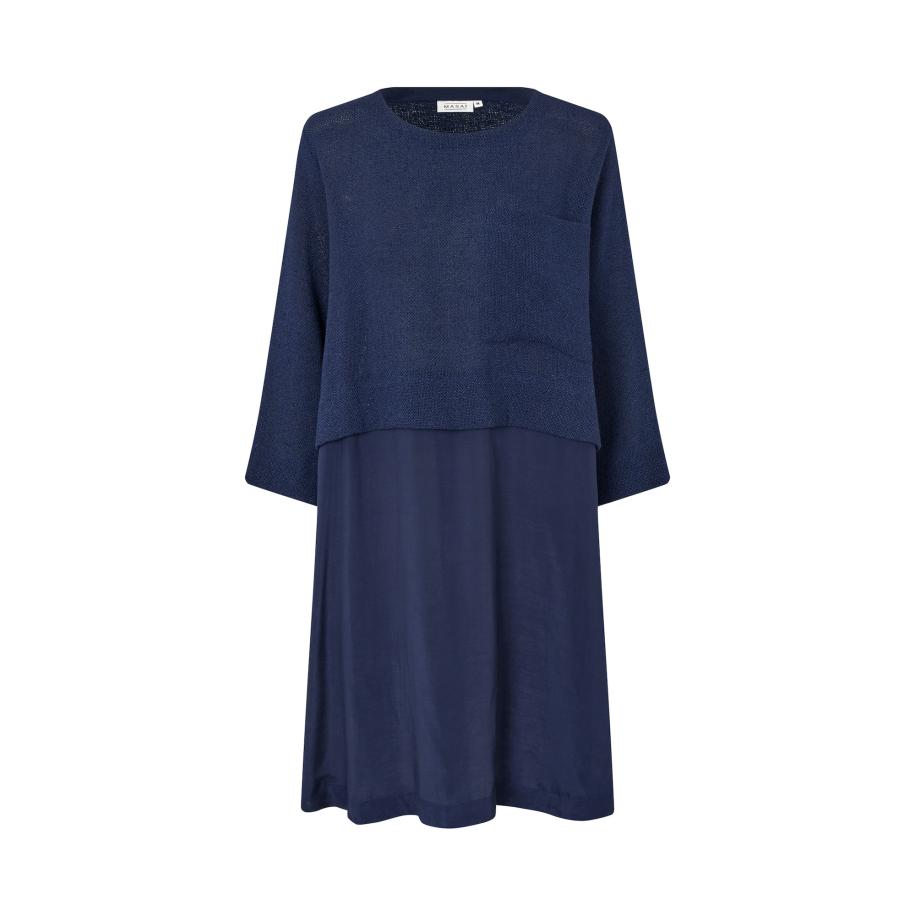 Masai Masai Jurk MaNonah blauw -