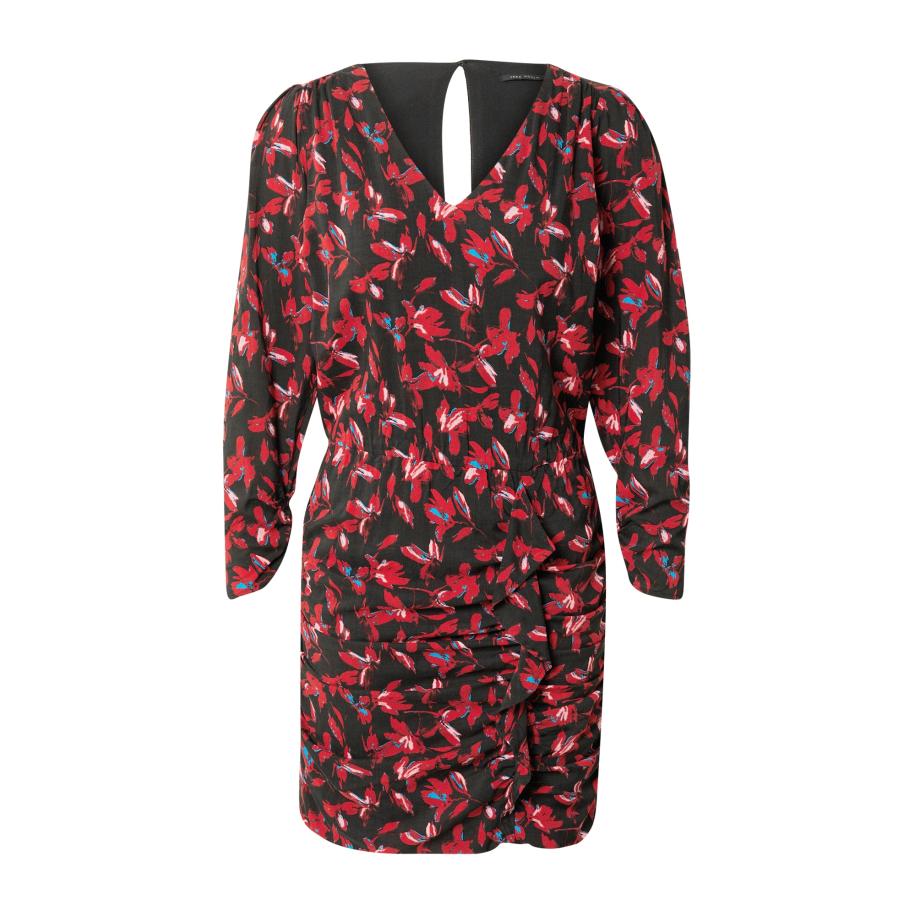 IKKS Jurk azuur / robijnrood / zwart / wit Rood