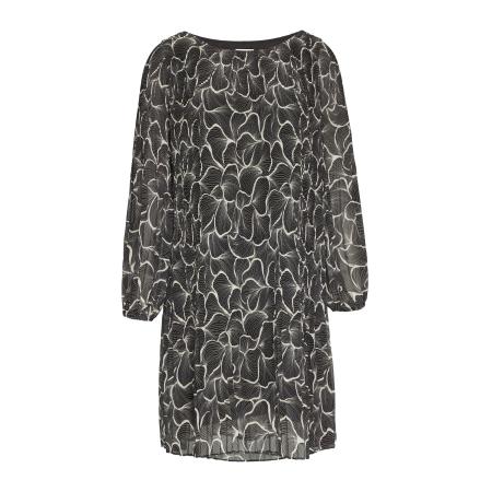 s.Oliver BLACK LABEL Jurk zwart / wit