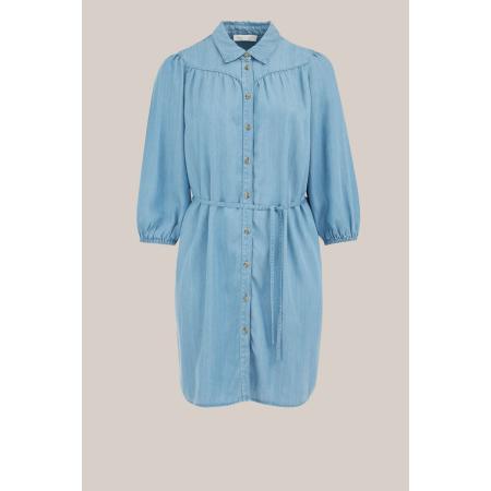 Blue Ridge dames jurk van denim - Curve - Regular fit - Lichtblauw - Plus Size Maat: 44