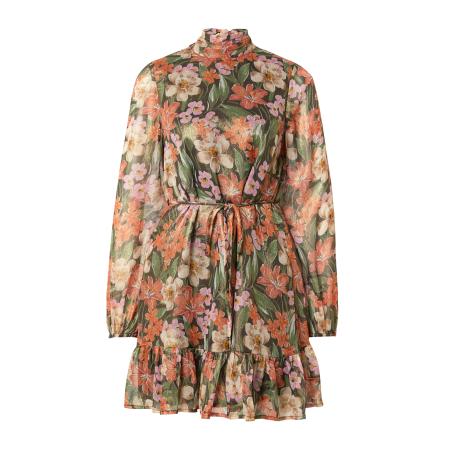 Oasis Oasis Jurk groen / oranje / lichtroze / zwart