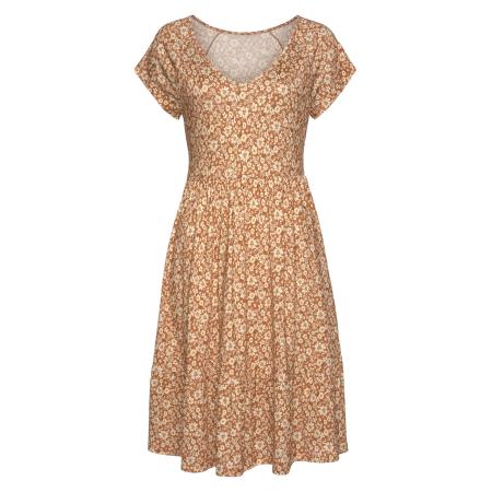 Buffalo BUFFALO Jurk crème / karamel / geel