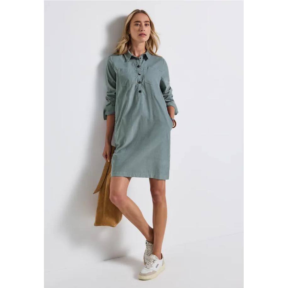 Street One Corduroy jurk Blauw