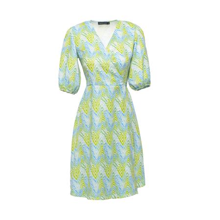 FRESHLIONS FRESHLIONS Zomerjurk Sunny blauw / groen / lichtgroen