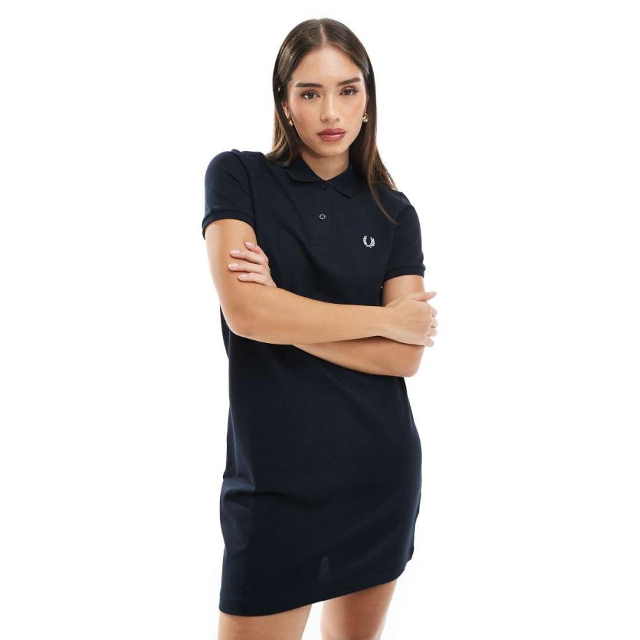 Fred Perry Polojurk in marineblauw Blauw