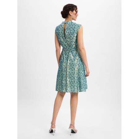 Betty & Co Betty & Co Jurk petrol / smaragd / mintgroen