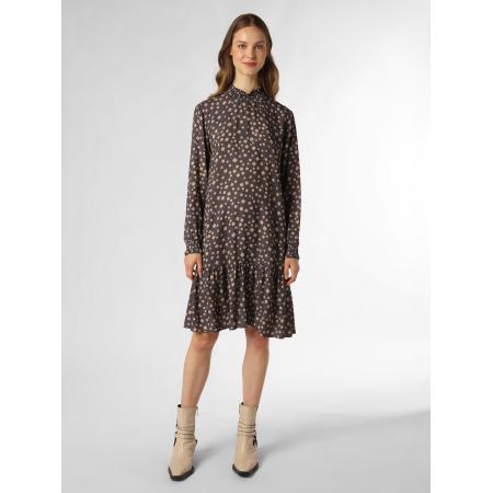 Marie Lund Marie Lund Jurk beige / chocoladebruin