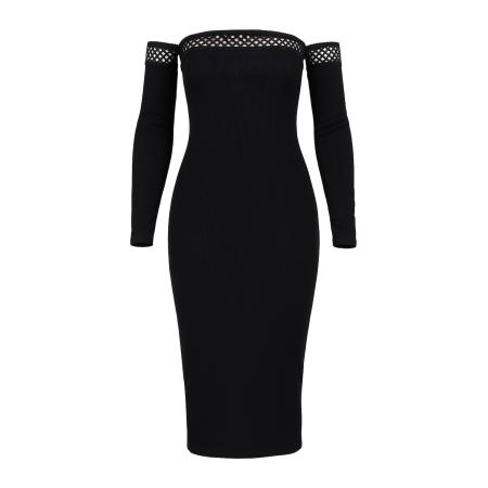 Goddiva GODDIVA Jurk zwart