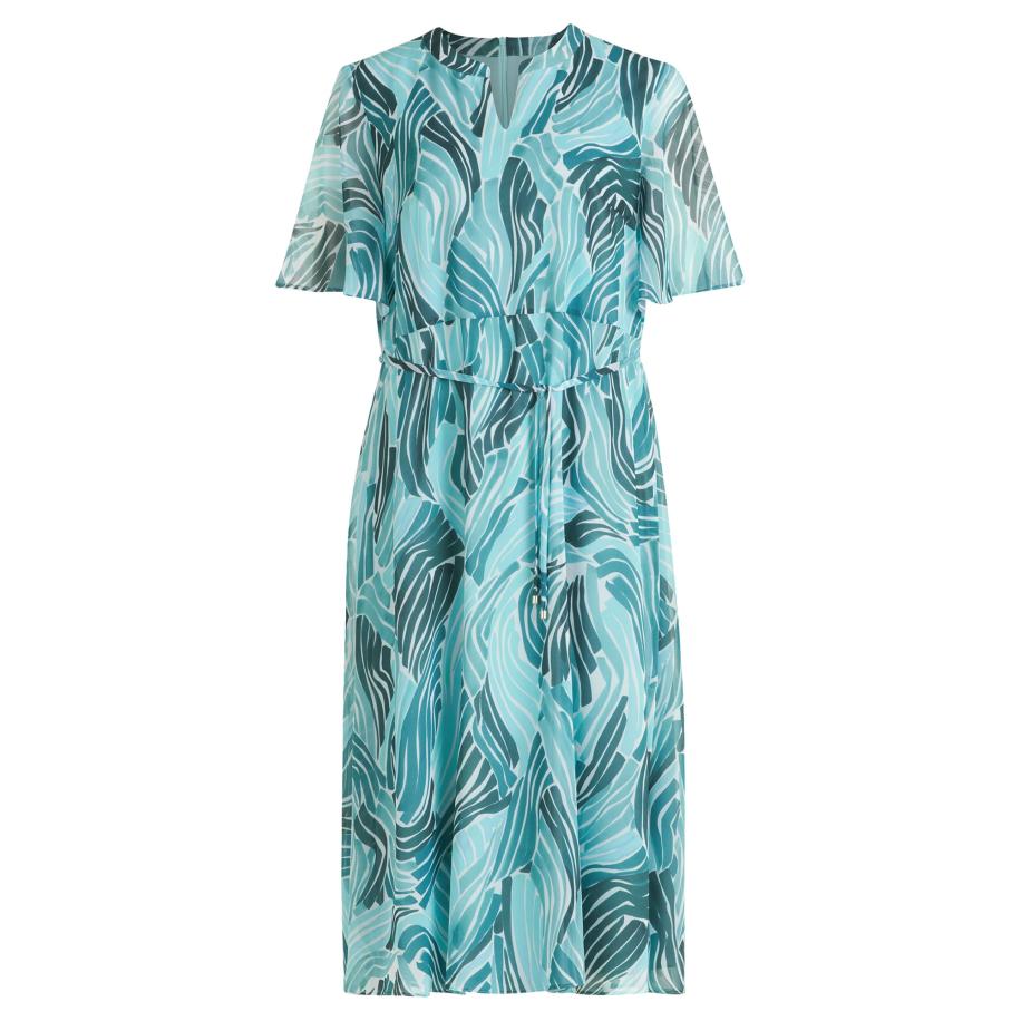 Betty & Co Betty & Co Jurk turquoise / cyaan blauw -