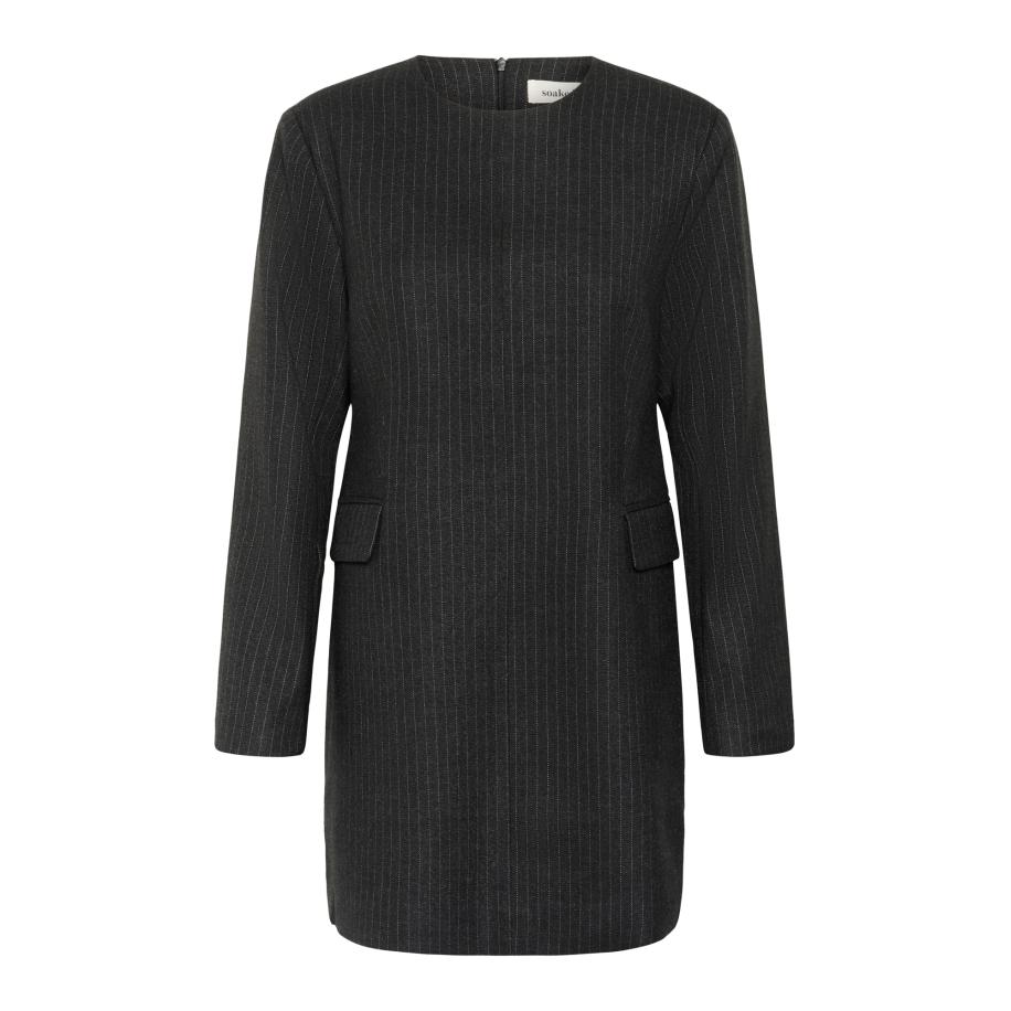 Soaked in Luxury SOAKED IN LUXURY Jurk SLMalodi grijs / antraciet -