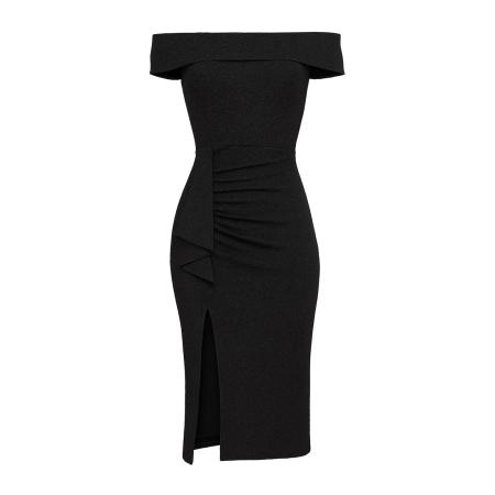 Goddiva GODDIVA Jurk zwart