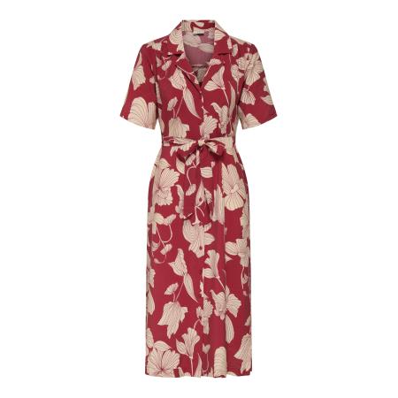 JDY JDY Blousejurk JDYTroya beige / wijnrood