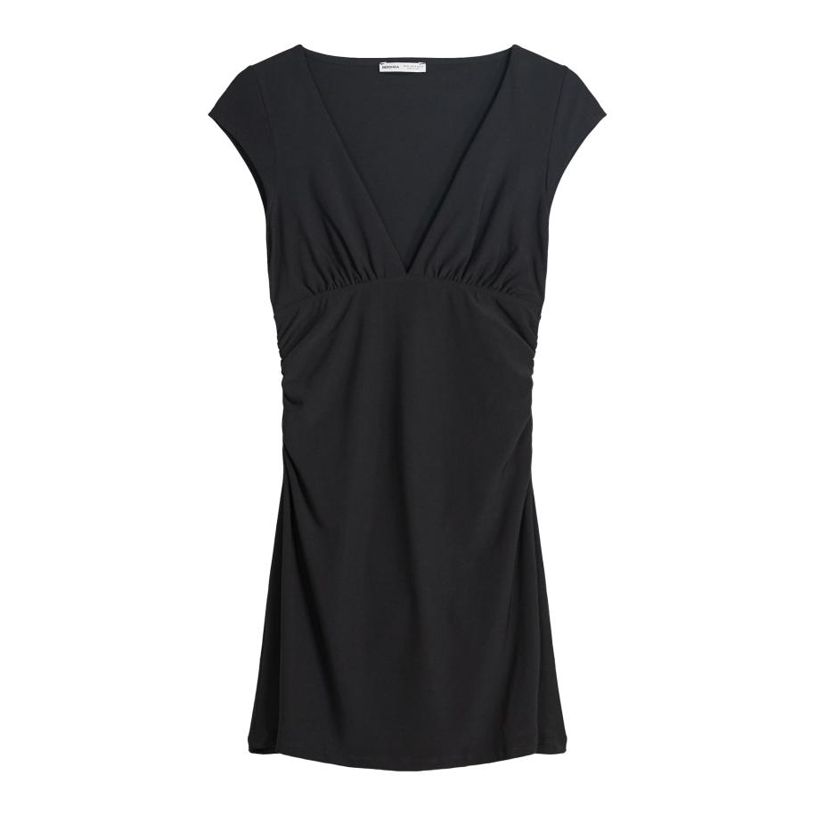 Bershka Jurk zwart Zwart