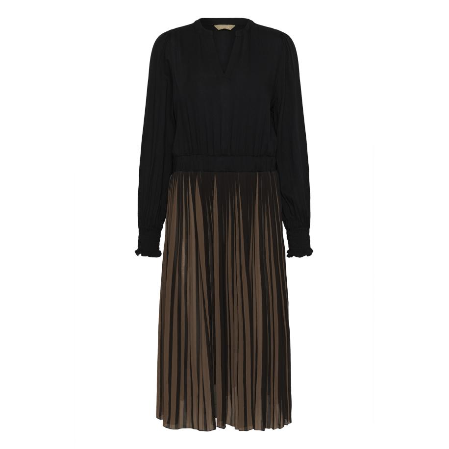 Culture CULTURE Jurk Carly bruin / zwart -