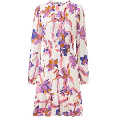 Lascana LASCANA Jurk kobaltblauw / curry / orchidee / rosa / wit