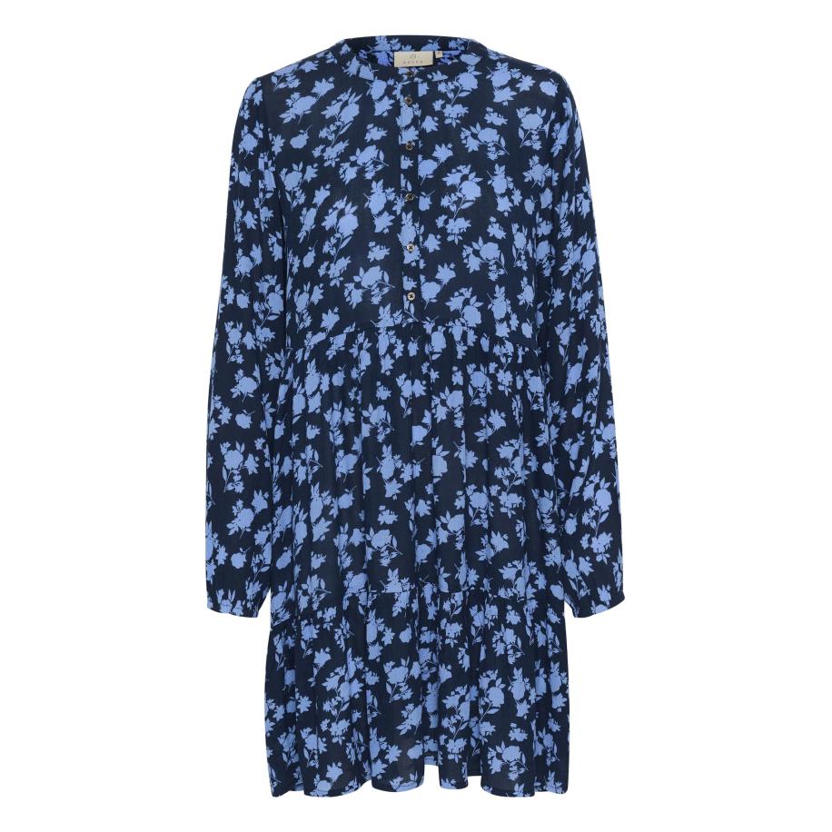 Kaffe Blousejurk Evity indigo / aqua Blauw