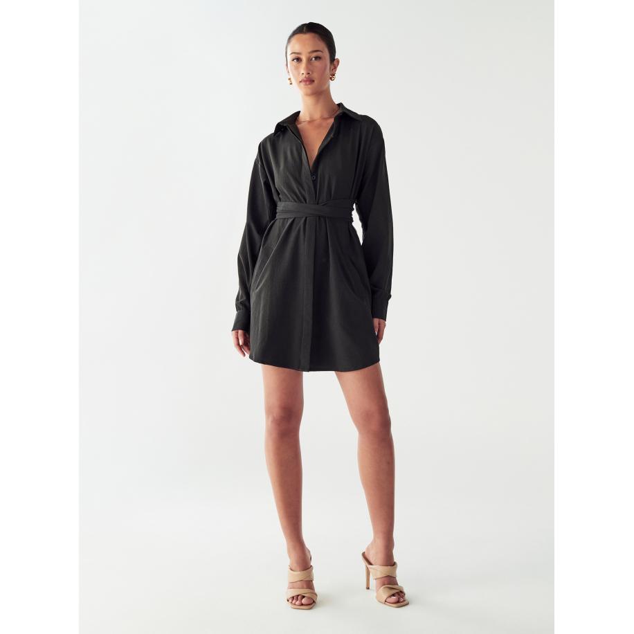 Willa Willa Blousejurk ELLIOT zwart -