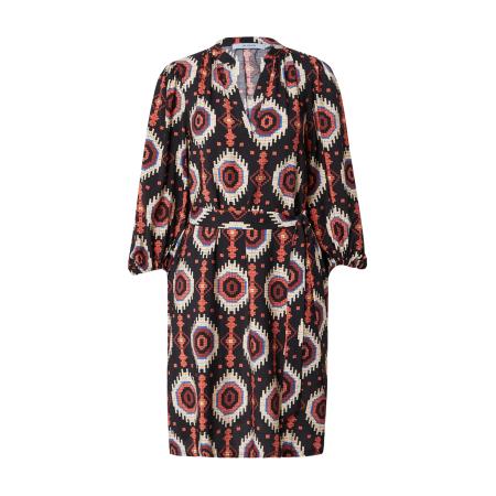 Minus minus Jurk ivoor / royal blue/koningsblauw / koraal / zwart