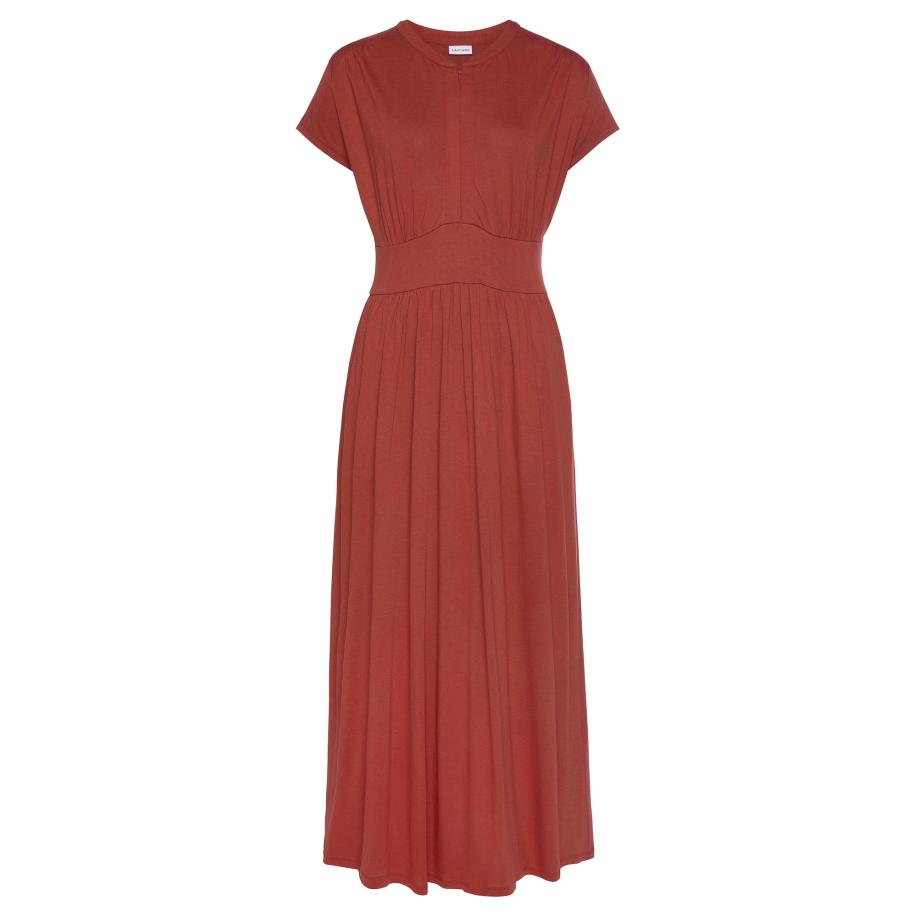 Lascana LASCANA Jurk karmijnrood -