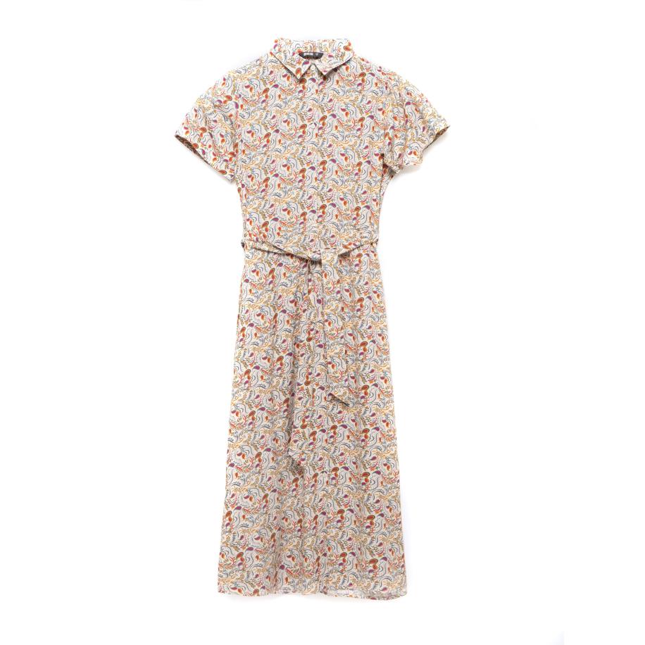 Big Star BIG STAR Jurk NAHAI blauw / oranje / rood / wit -