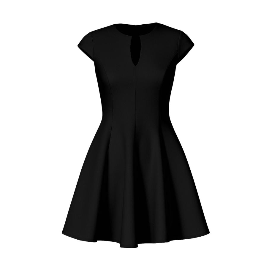 GODDIVA Jurk zwart Zwart