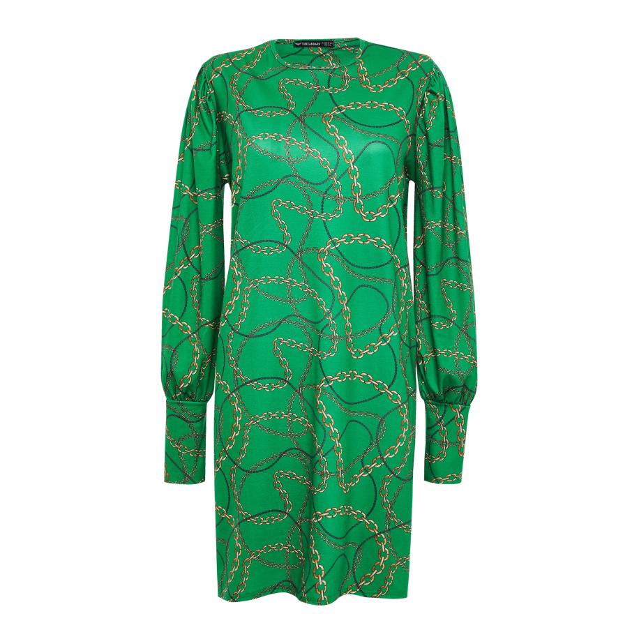 Threadbare Threadbare Jurk beige / goud / groen / zwart -