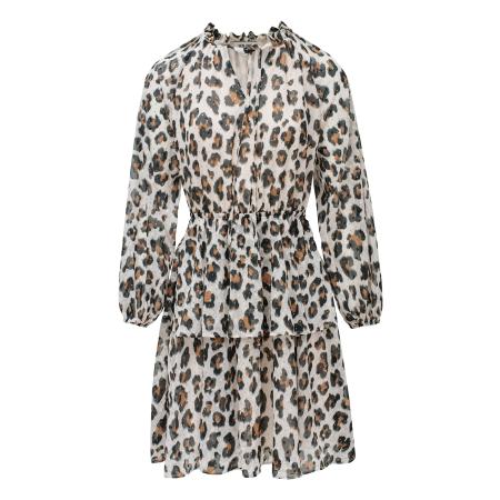 Salsa Salsa Jeans Jurk bruin / zwart / wit