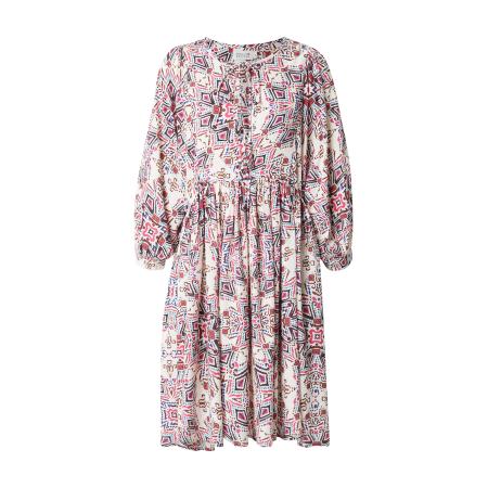 Molly Bracken Molly BRACKEN Jurk taupe / blauw / donkerroze / zwart